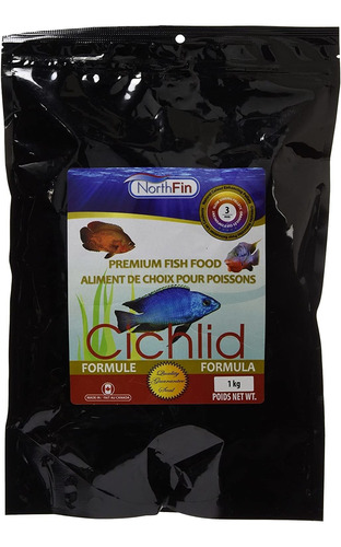 Northfin Food Cichlid Fórmula 3mm Pellet 1kg Paquete