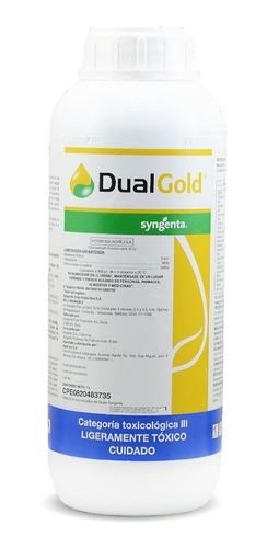 Dual Gold Herbicida De Uso Agricola X 1 Litro Syngenta