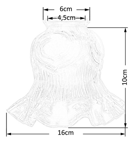 Tulipa Caracol Com Colar Fosca Para Pendente Lustre Arandela