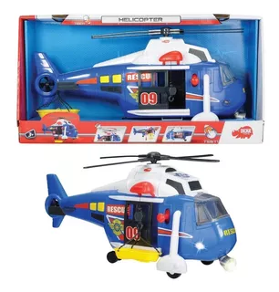 Dickie Toys Helicóptero Con Luz, Sonido Y Movimiento