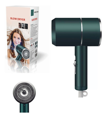 Secadora Pelo Y Cabello 1500w Para Viaje Portátil De Colores