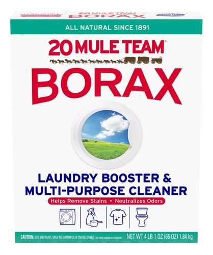 Borax Detergente Para Ropa & Limpiador Multiusos 1.84kg 