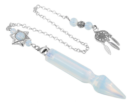 Arrow Shape Opalite Stone Pendulum For Divination Dowsing...