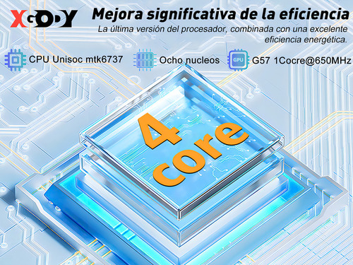 Tablet Xgody N06 PRO 10.1'' Android 13 8GB RAM 256GB Dual SIM WiFi 2.4G/5G Bluetooth 5.0