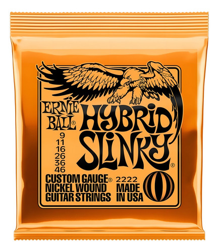 Encordado Guitarra Electrica Ernie Ball .09 Eb2222