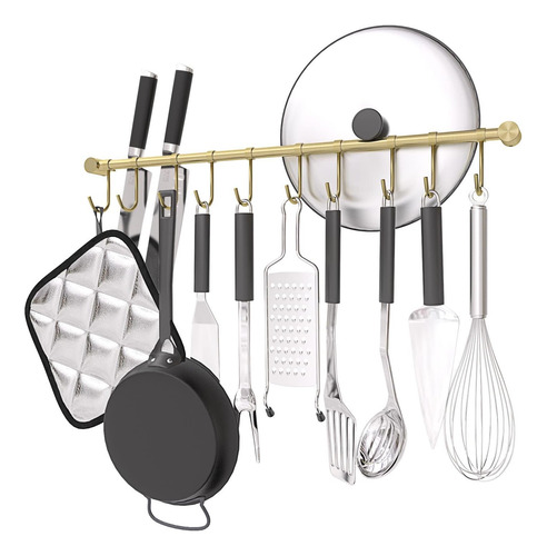 Estantes Colgantes Cocina Acero Inoxidable 304 50 Cm Riel Al