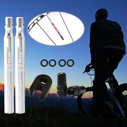 4 Presta Value Extender F / V Values De Tubo De Extensión