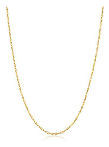 Cadena De Oro Amarillo De 14k Para Mujer (0.7 Mm - 1.5 Mm)