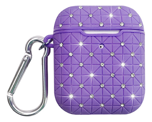 Funda De Tpu Con Forma De Diamante Morado, Puerto Para Auric