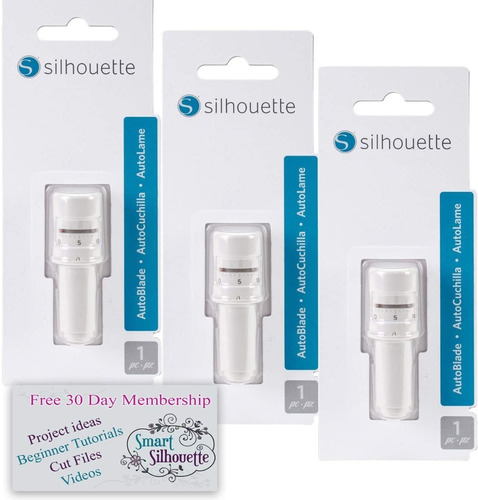 Silhouette Autoblade Pack 3 Cuchillas De Repuesto A Pedido