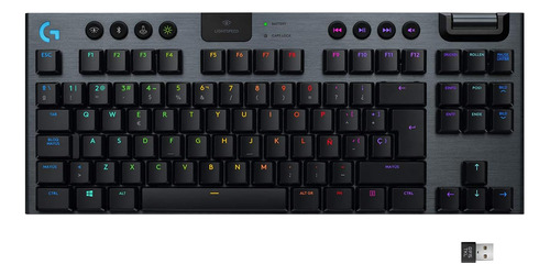 Logitech G915 Lightspeed Tkl Teclado Gaming Mecánico Inalámb