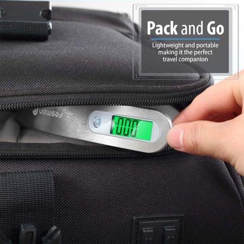 Digital Hanging Luggage Scale Lcd Backlight Tare Functi...