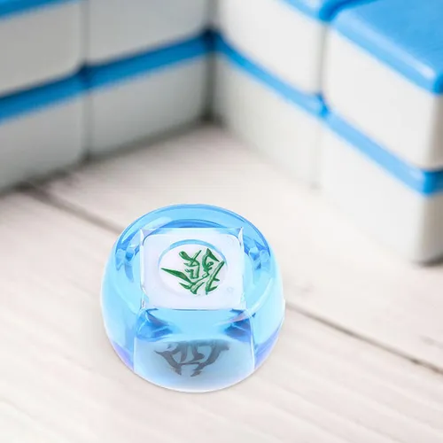 2 Juego De Dados Chinos De Colección Para Eventos Azul