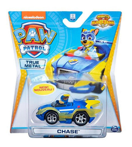 Paw Patrol - Chase - Super Paws - Mini Vehiculo - Imexporta