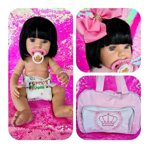 Boneca Reborn Silicone Bb Reborne Entrega Imediata Princesa