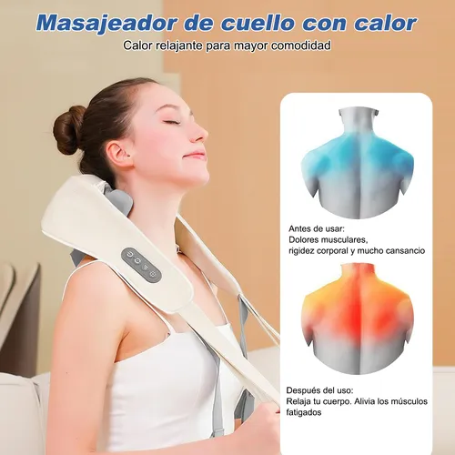 Masajeador De Cuello Cervical Electrico Relajación Corporal