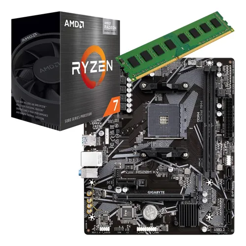 Combo Actualizacion Amd Pc Ryzen 7 5700g Con Video 16gb Ddr4