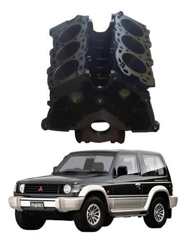 Bloco De Motor Pajero Gallopper 3.0 Std V6 Pajero 4x4 12v