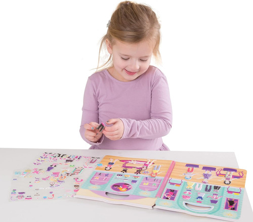 Melissa Doug Libro De Actividades Con Pegatinas: Día De Glam