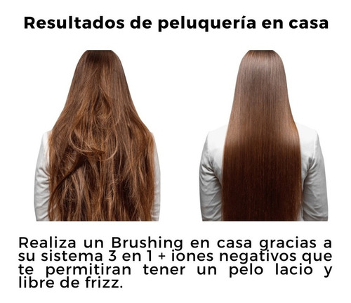 Imagen 2 de 8 de Cepillo Alisador Peine Secador Giratorio360 Smartbrush Acorn
