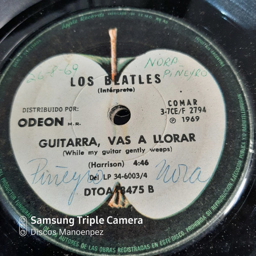 Simple Los Beatles Odeon C16