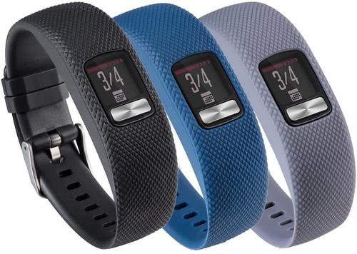 3 Mallas Large Para Reloj Garmin Vivofit 4  - Blnagr