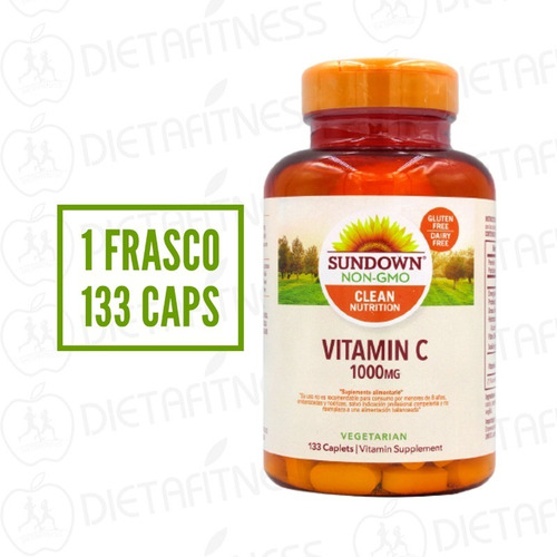Vitamina C 1000mg Sundown 133 Caps Dietafitness