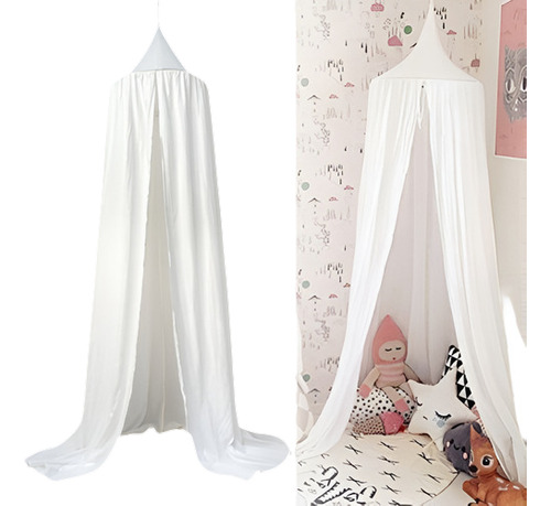 Cama Con Dosel Malla Mosquitera Bebé Niño Lectura Juego Dorm