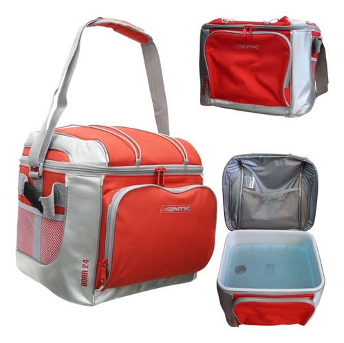 Bolsa Termica Cooler Vermelho Bora Nautika