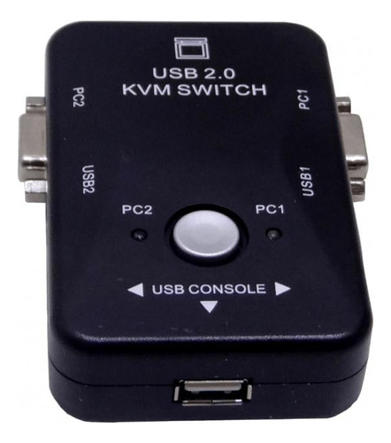 Concentrador Kvm Usb/vga De 2 Puertos Clickbox