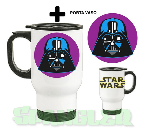 Termo Cafetero Darth Vader Circulo Morado Star Wars