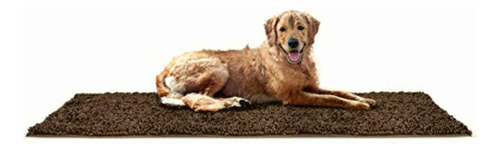 Furhaven Pet Dog Mat | Muddy Paws Towel & Shammy Rug, Mud