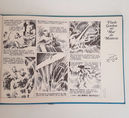 Hq Flash Gordon Mar Do Mistério Reprint 1978 Ebal Seminovo (Usado)