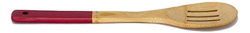 Set De Utensilios De Cocina De Bambú Home Basics Con Mangos