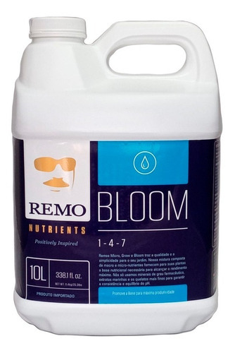 Fertilizante Remo Nutrients Bloom 10l (1-4-6) Plantas Cultiv