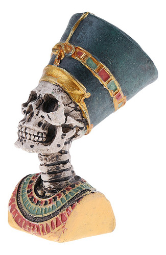 Estatuilla Esquelética Del Cráneo De Del Egipcio Del