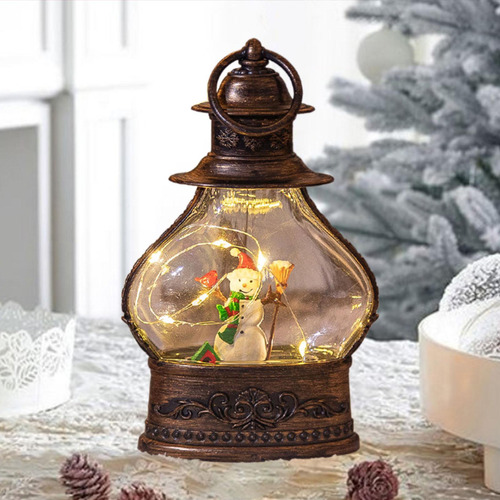 Farol Led Navideño, Luz De Noche Navideña, Regalo, Farol