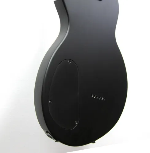 Guitarra Electrica Fina Les Paul Gsw Negro Mate Gothic