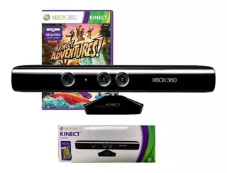 Kinect Xbox 360 Com Jogo Adventures Microsoft 100% Original