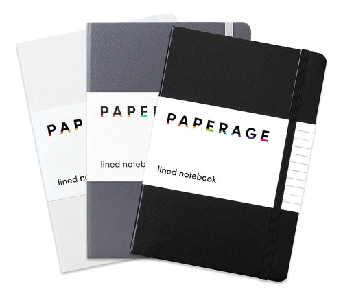 Paquete De 3 Cuadernos De Líneas Paperage