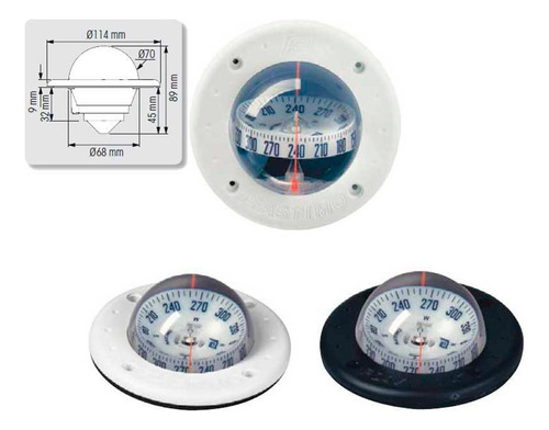 Bússola Plastimo Mini-c Branca