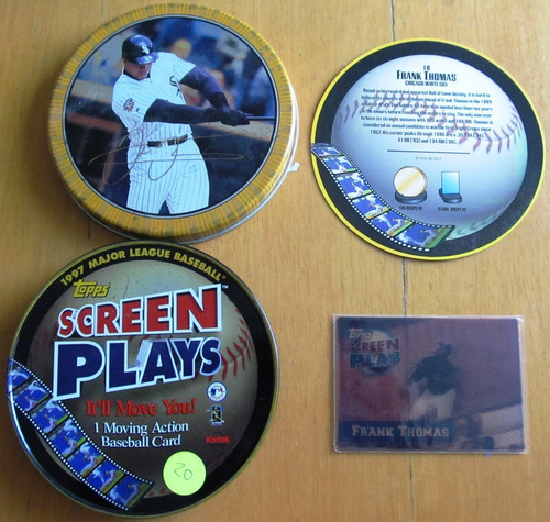 Tarjetas De Acción De Baseball Topps Screen Plays 1997