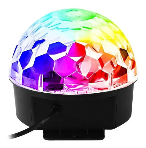 Bola Maluca Rgb Led Iluminação Dj Festa Balada Efeito De Luz