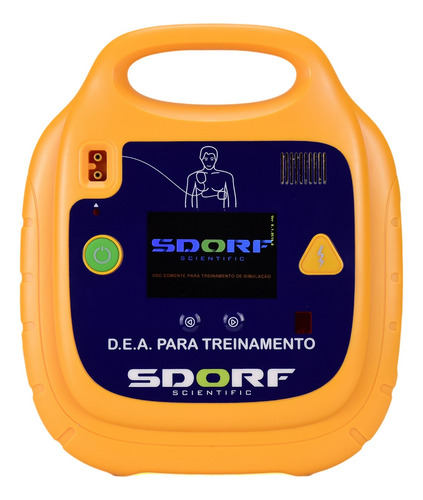 Torso Humano De Rcp Com Desfibrilador (dea) De Treinamento