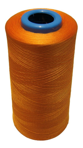 Hilo Cono Color Naranja Bobina Overlock Industrial