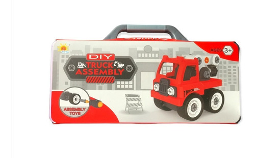 Valija Diy Truck Assembly Vehículo Para Armar Y Desarmar 