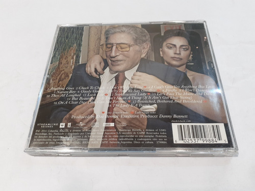 Cheek To Cheek, Tony Bennett & Lady Gaga Cd 2014 Nacional Ex (Usado)