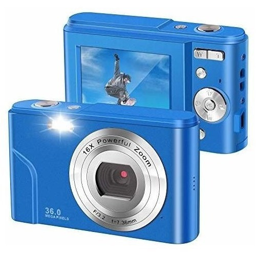 Camara Digital Ultra Hd 36mp 1080p  Con Lcd Zoom X16