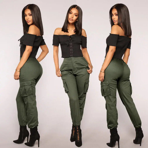 Pantalones Tipo Leggings Para Mujer, Pantalones Cargo Milita