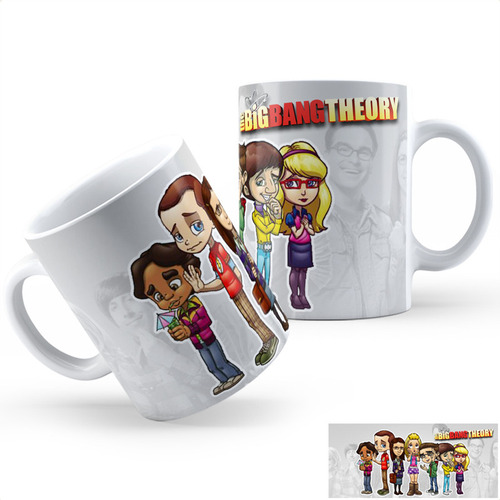 Taza Cerámica The Big Bang Theory Ax Calidad